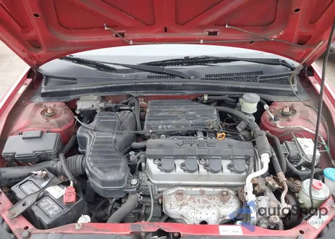 2004 Honda Civic Ex из США, поврежденный, VIN 1HGEM22984L009410